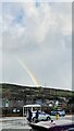 SK2799 : Rainbow over Stocksbridge  by Dave Pickersgill