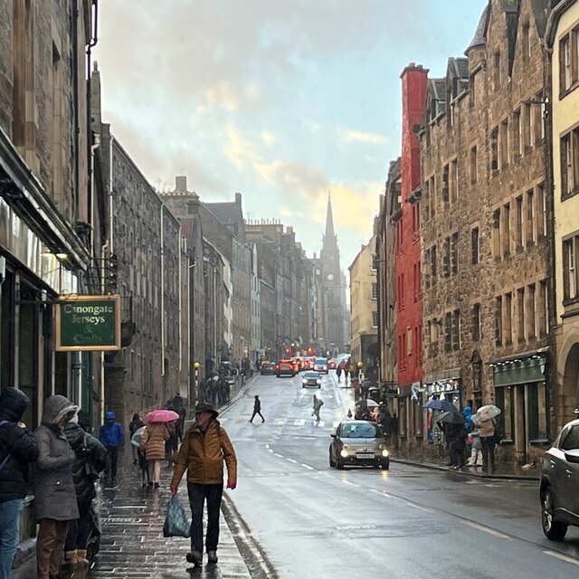 View WSW along Canongate