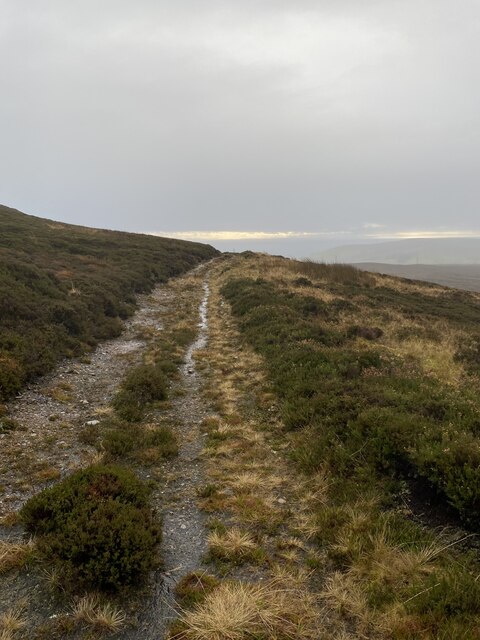 Track below Beinn Nan Coireag