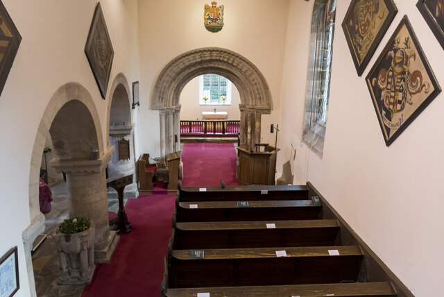 Interior, All Saints' church, Canwick