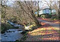 Mobile homes above the beck