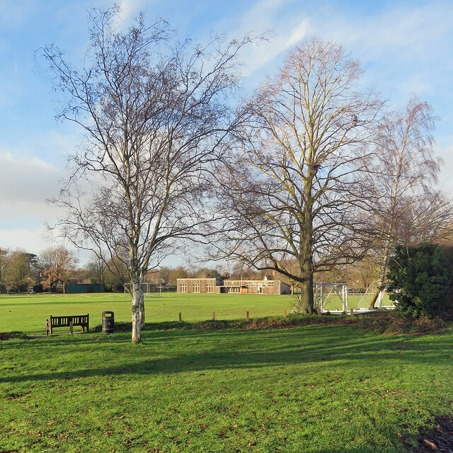 Stapleford Recreation Ground in January © John Sutton cc-by-sa/2.0 ...