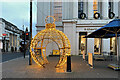 Christmas feature near St Albans Museum
