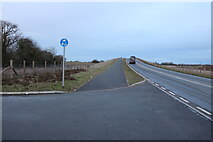 TL2967 : Potton Road by the new A14 by David Howard