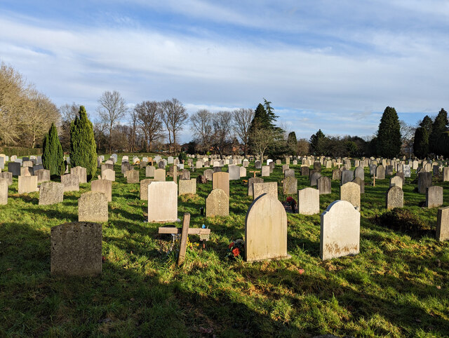 In Horley cemetery © Robin Webster :: Geograph Britain and Ireland