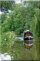 Cruising on the Trent and Mersey Canal in Staffordshire