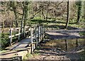 SP0026 : Footbridge along the Cotswold Way by Mat Fascione