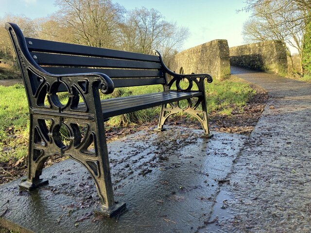 Seat Along The Highway To Health Path © Kenneth Allen Cc By Sa20