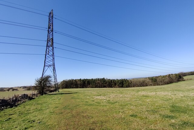 Power Lines Crossing The Cotswold Way © Mat Fascione Cc By Sa20 Geograph Britain And Ireland 8913