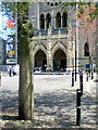 Celtic cross by cathedral