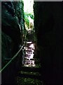 Inside Devils Chimney