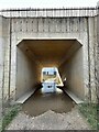 Flooded underpass