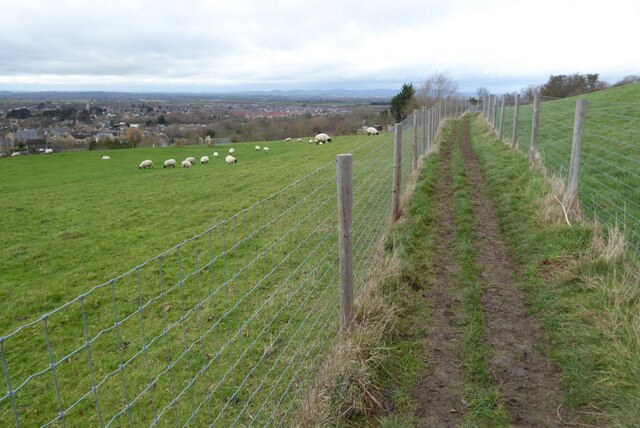 Footpath Above Bishop's Cleeve © Philip Halling :: Geograph Britain And 