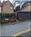 Bilingual Pembroke Road name sign, Bulwark, Chepstow