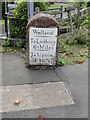 Old Milestone by A4104, Marlbank Road, 200m West of Welland Village Hall, opposite old road to school