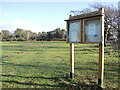 Ellenborough Park West noticeboard