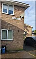 Roy Tin Court name sign, Bulwark, Chepstow