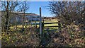 Start of the public footpath at Fox Farm