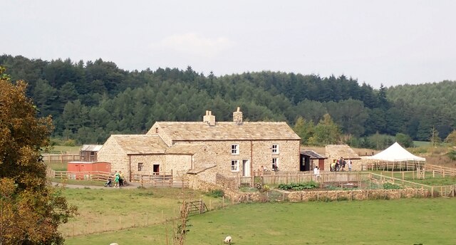 Beamish - View to 1950s farm © Rob Farrow :: Geograph Britain and Ireland