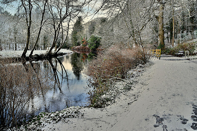 Wintry along the Camowen River
