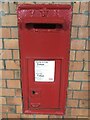 Victorian postbox on platform 1 train station TR1 10D