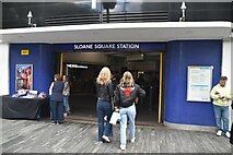 TQ2878 : Sloane Square Station by N Chadwick