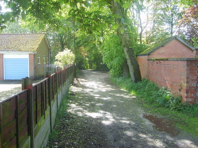Vew of ancient path from Eagley Bank to Blackburn Road