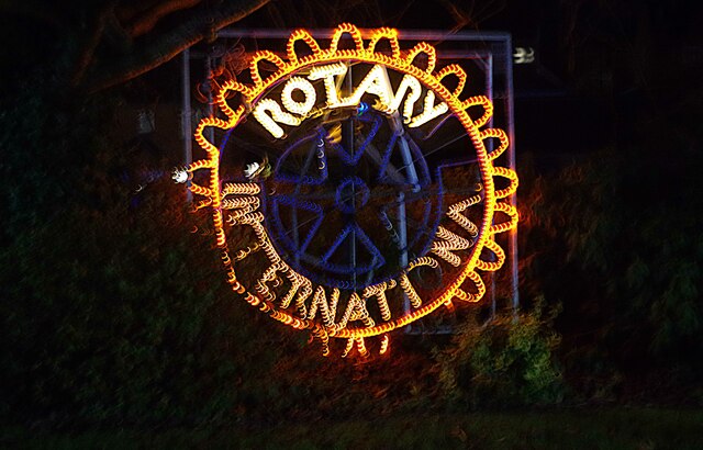 Christmas Lights 2022 - Rotary International, Lion Hill, Stourport-on-Severn, Worcs