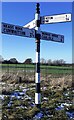 Cumberland County Council signpost at Allenwod crossroads