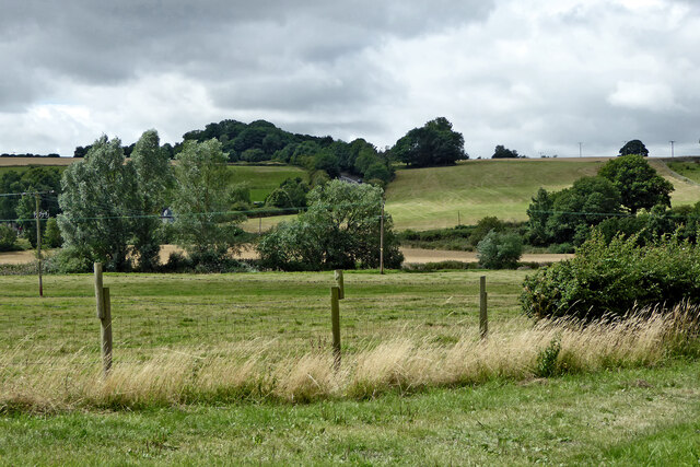 Staffordshire farmland west of Weston