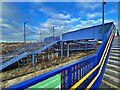 Access ramps and stairs at Stainforth & Hatfield railway station