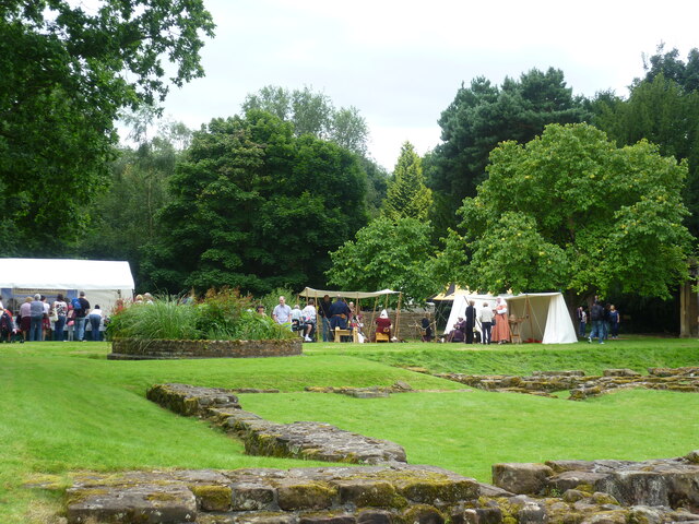 Medieval re-enactment at Norton Priory