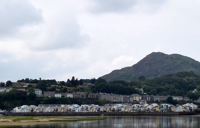 Porthmadog as seen from the Cob