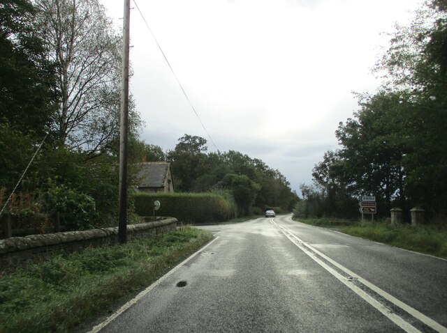 Junction  of  B6354  to  Ford  and  Etal.  Flodden  Lodge