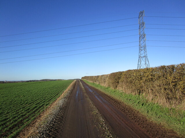 Farm track off Bradmore Lane