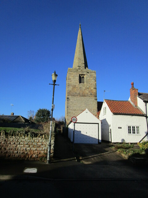 Church tower and spire, Bradmore