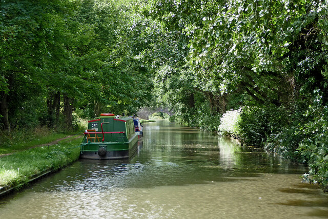 Staffordshire and Worcestershire Canal near Great Haywood, Staffordshire