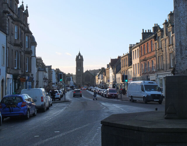 Peebles High Street © Jim Barton :: Geograph Britain And Ireland