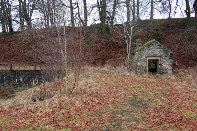 Derelict building at site of Stanhope Lead Mine