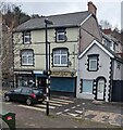 Zebra crossing to The Hair Lounge, Llanhilleth