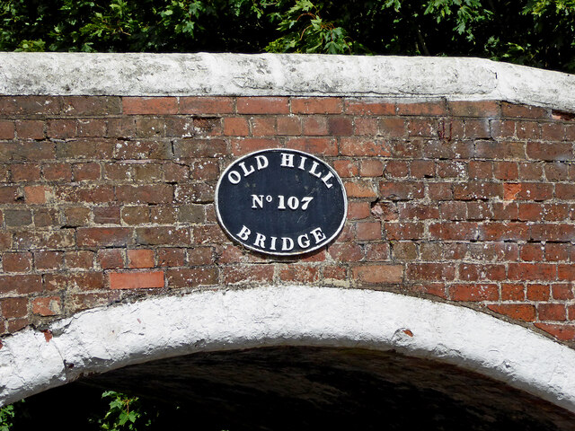 Old Hill Bridge (detail) near Tixall in Staffordshire