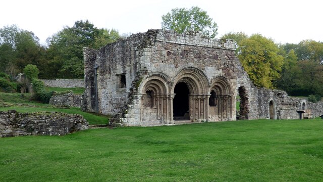 Chapter House at Haughmond Abbey