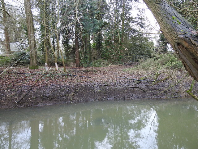 The site of the former railway bridge #7 crossing the River Blyth