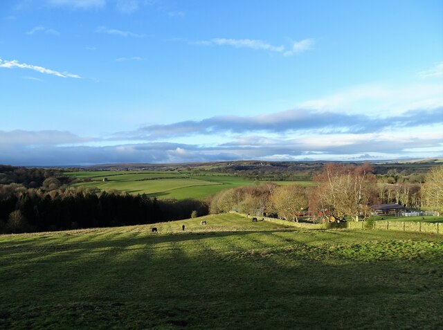 View over the moors from Castleside