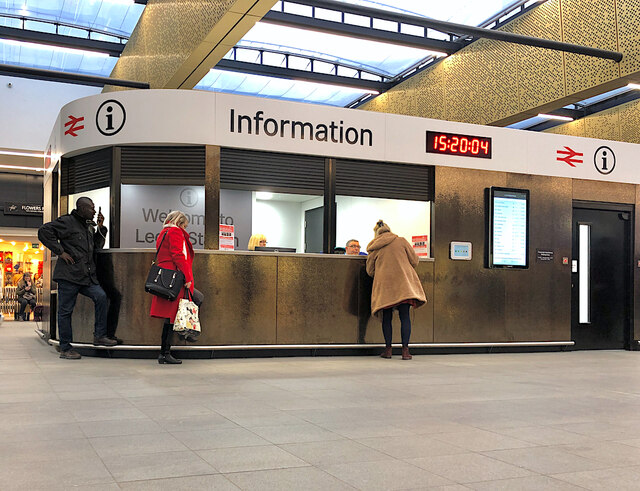 Information desk, Leeds Station