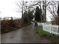 Lane north from Stone Stile Road