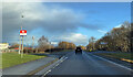 A96 Forres near entrance to train station