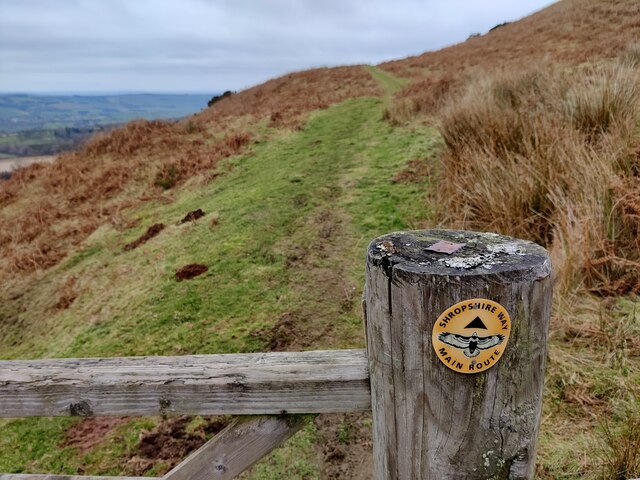 The Shropshire Way on Brown Clee Hill