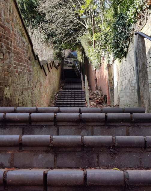 The Granary Steps in Bridgnorth
