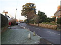 A frosty morning in Burley Road Winkton